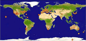 Robotic telescope projects worldwide. Updated from Hessman (2012)